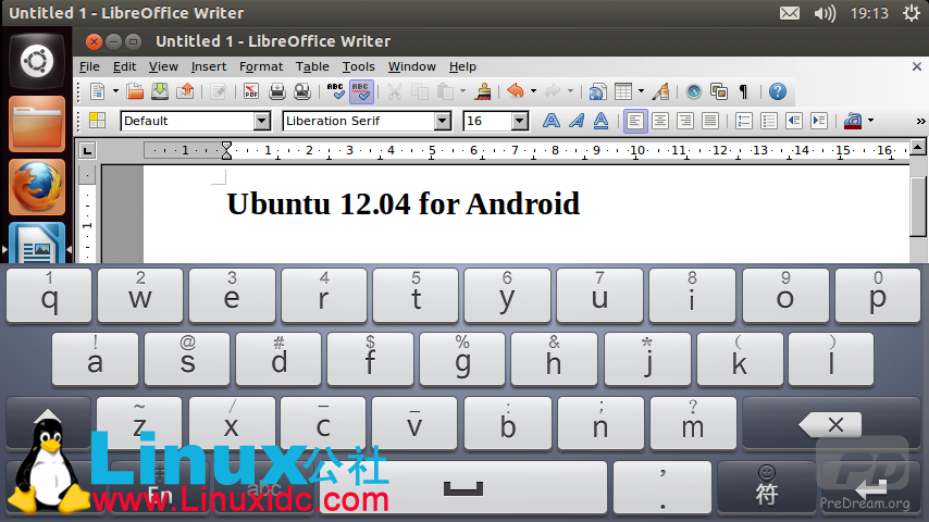 Android 手机上安装并运行 Ubuntu 12.04